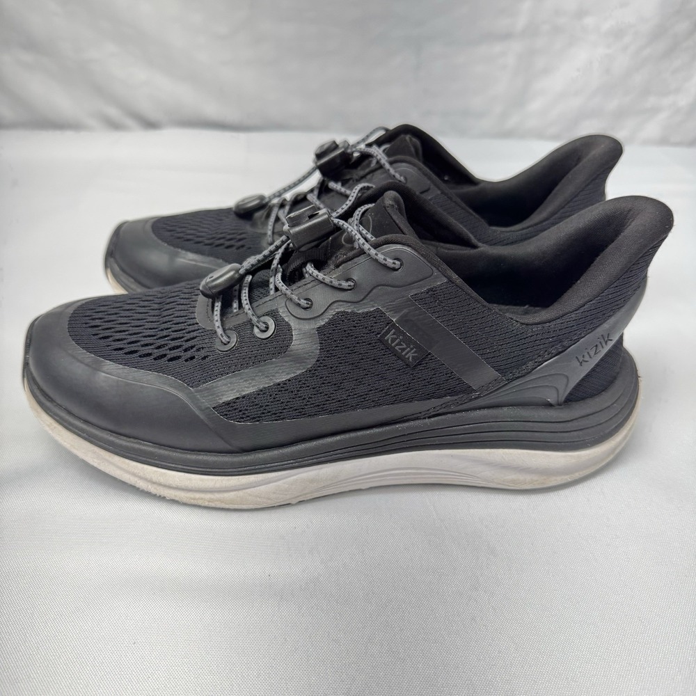 Sleek Black Women's Sneakers - Picture 8 of 14
